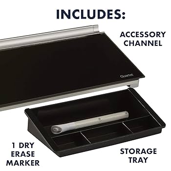 Amazon.com : Quartet Glass Dry Erase White Board, Desktop